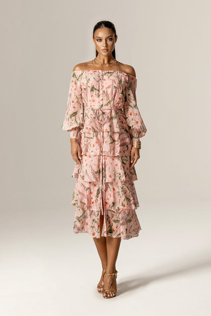 Circular Ruffle Fashion Ruffle Dresses