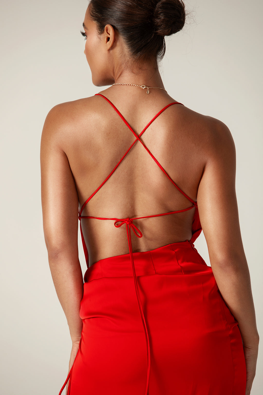 backless sheath dress Francoise